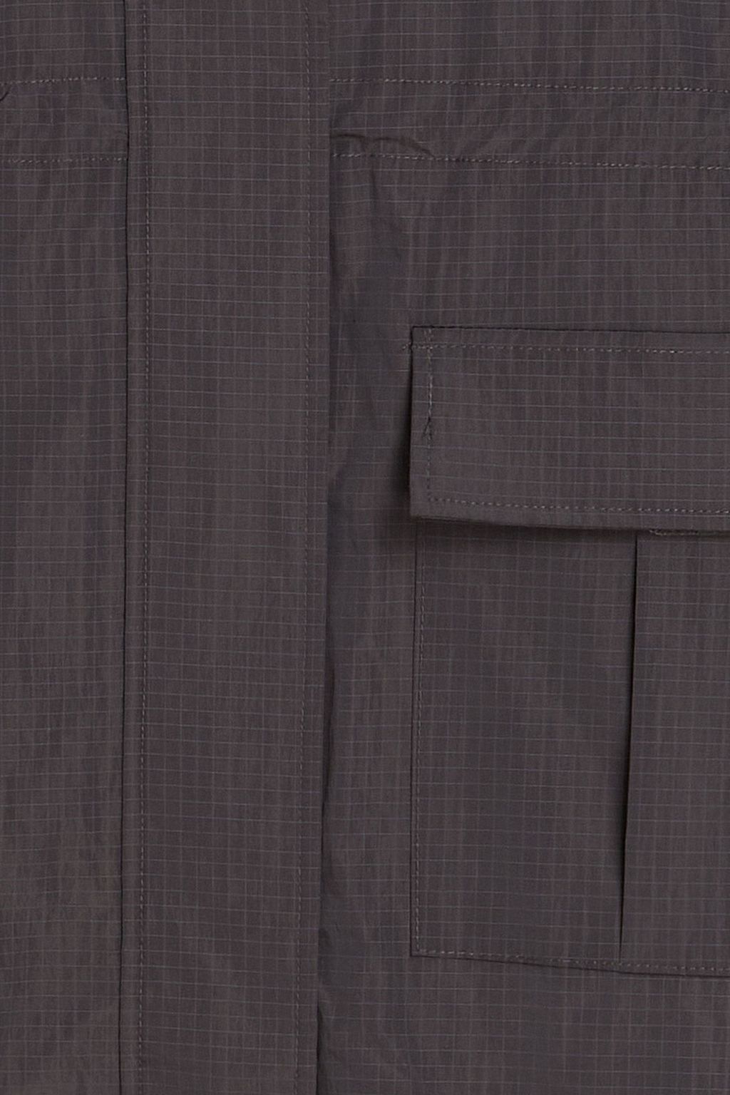 GANNI Checked shell parka