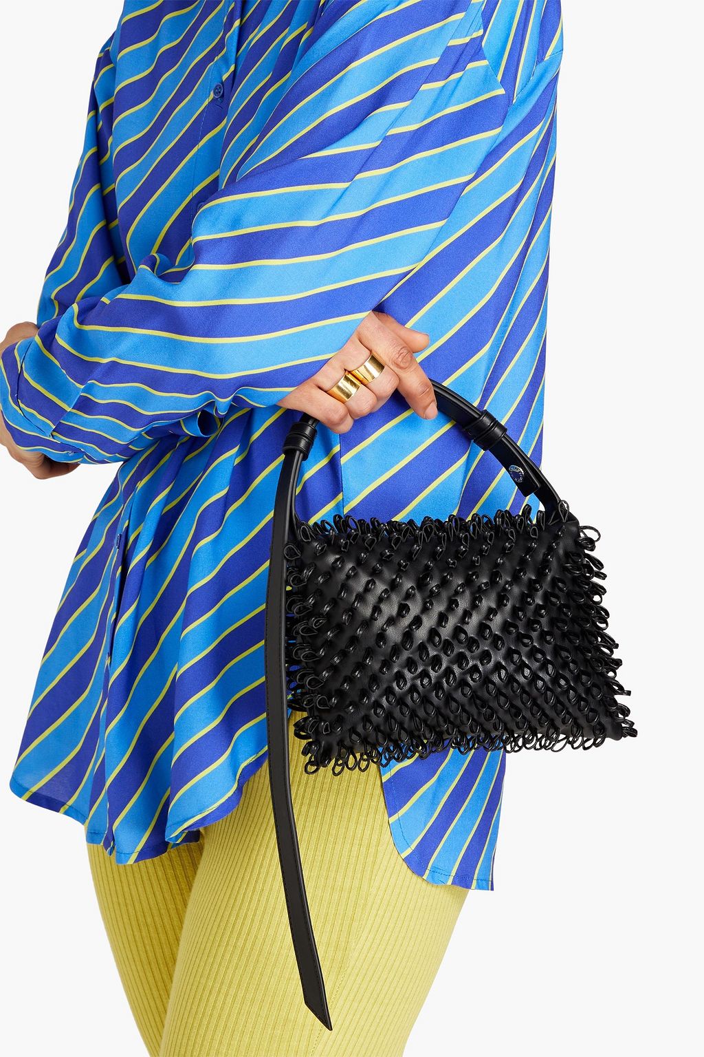 SIMON MILLER Mini Puffin embellished faux leather tote
