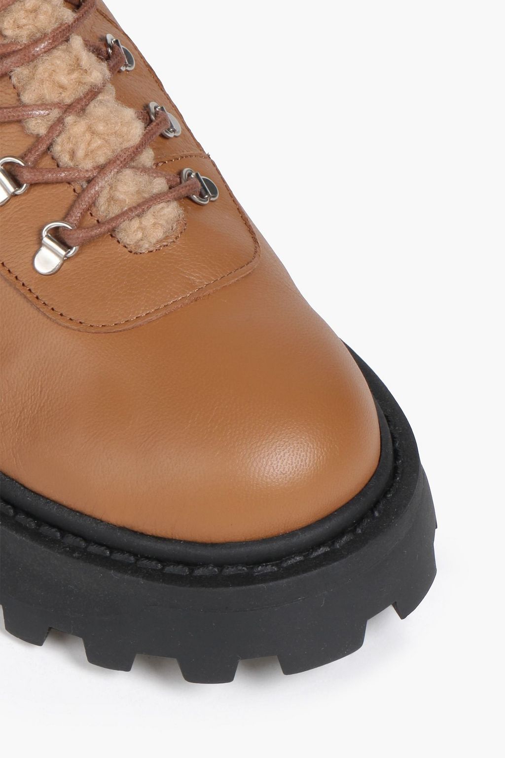SIMON MILLER Scrambler leather platform hiking boots