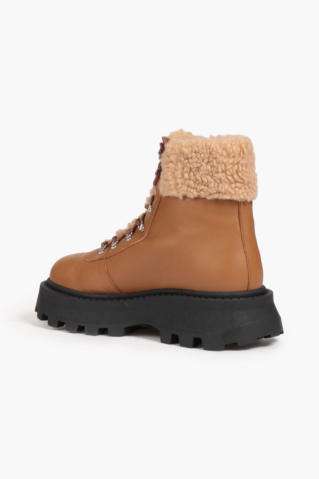 SIMON MILLER Scrambler leather platform hiking boots