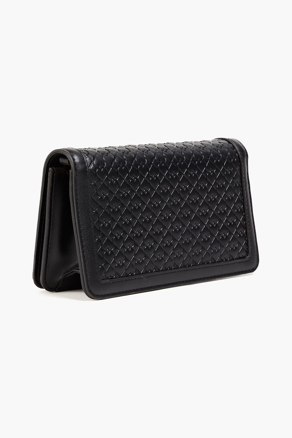 LOVE MOSCHINO Embossed faux leather clutch