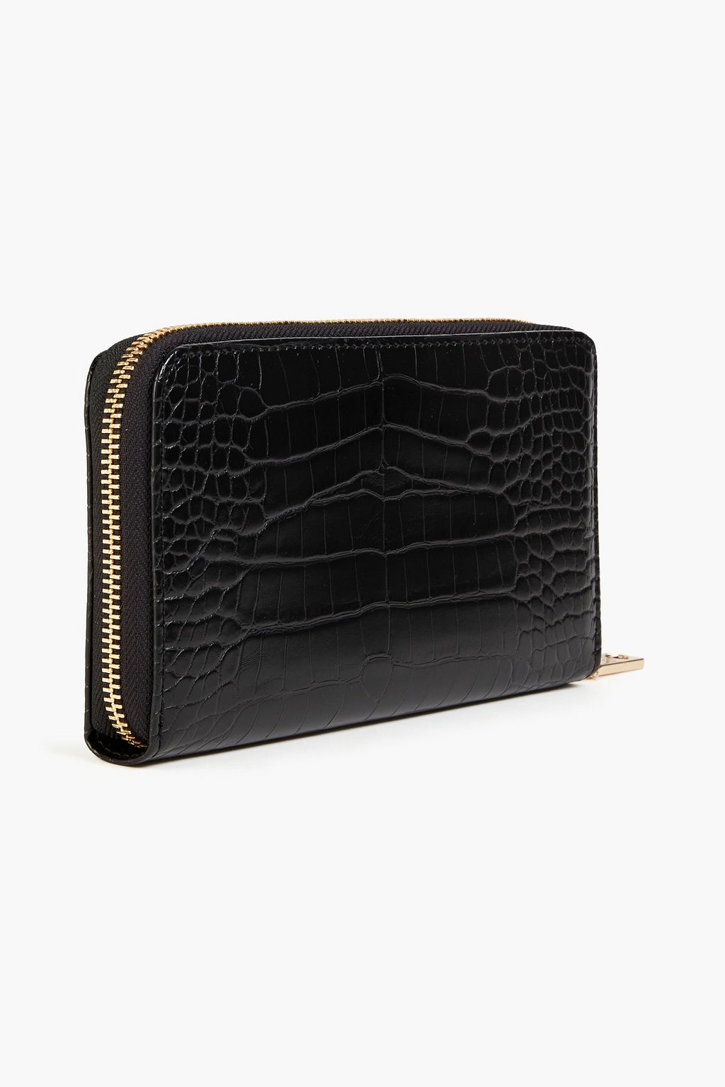 LOVE MOSCHINO Faux croc-effect leather wallet