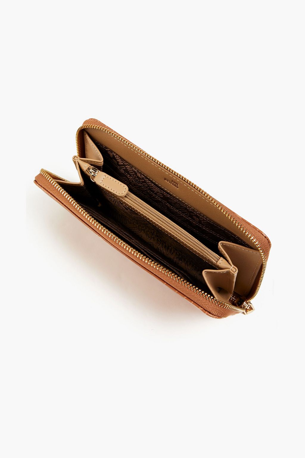 LOVE MOSCHINO Faux croc-effect leather wallet