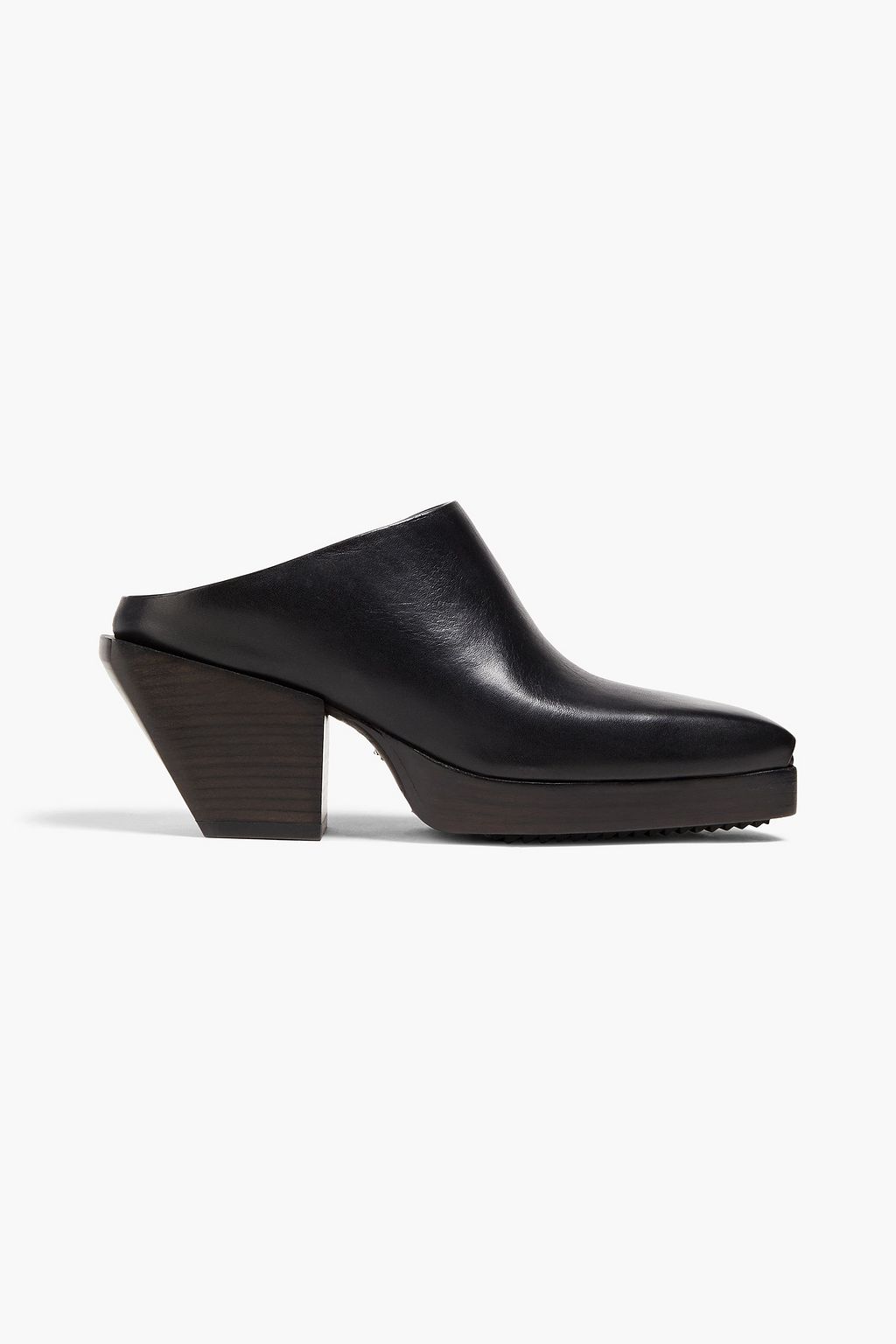 Leather mules