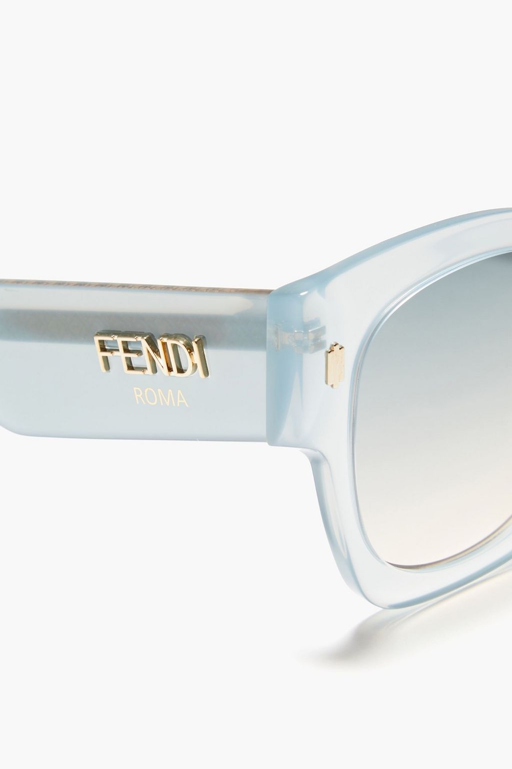 FENDI Sonnenbrille mit eckigem Rahmen aus Azetat