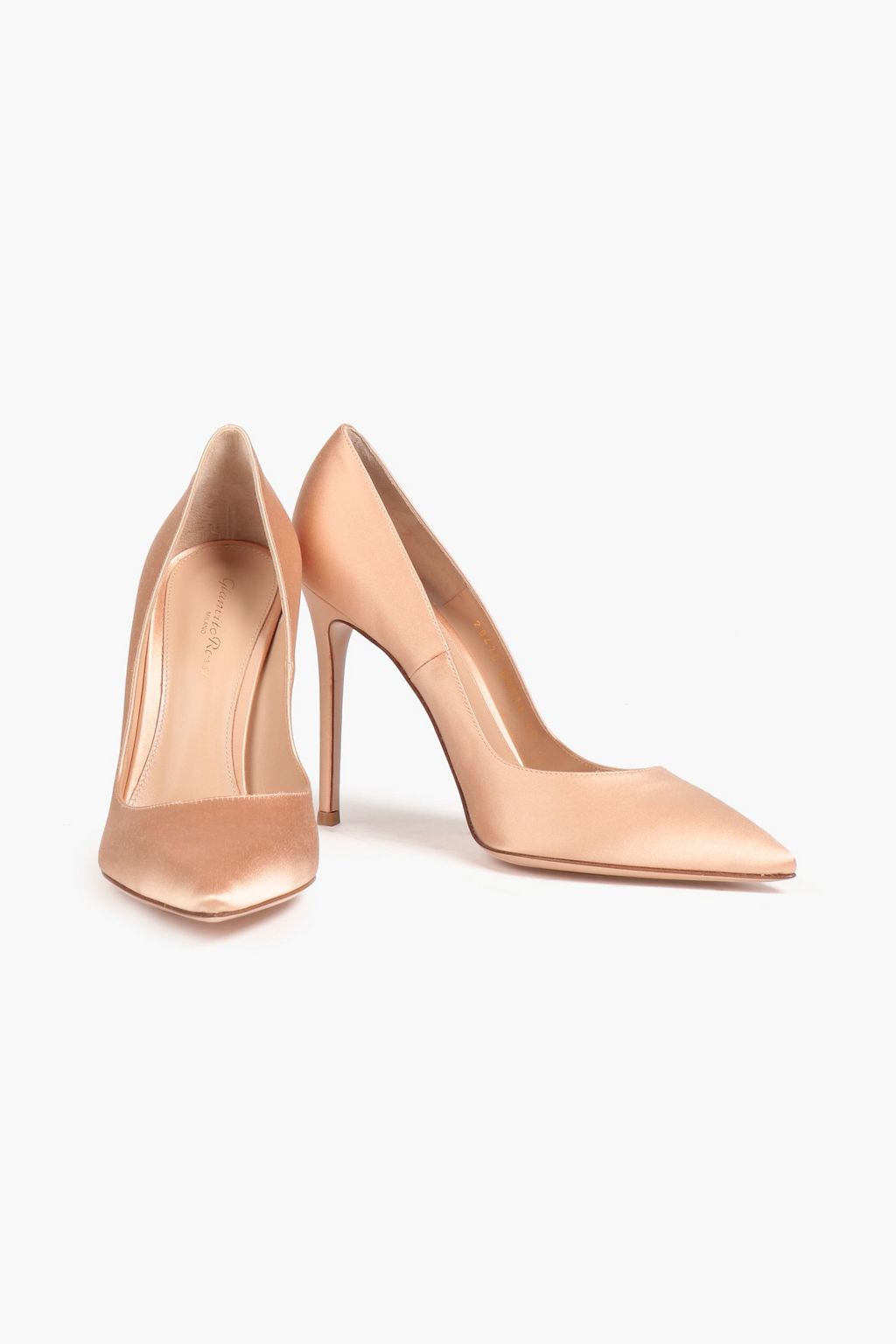 GIANVITO ROSSI Gianvito 105 satin pumps THE