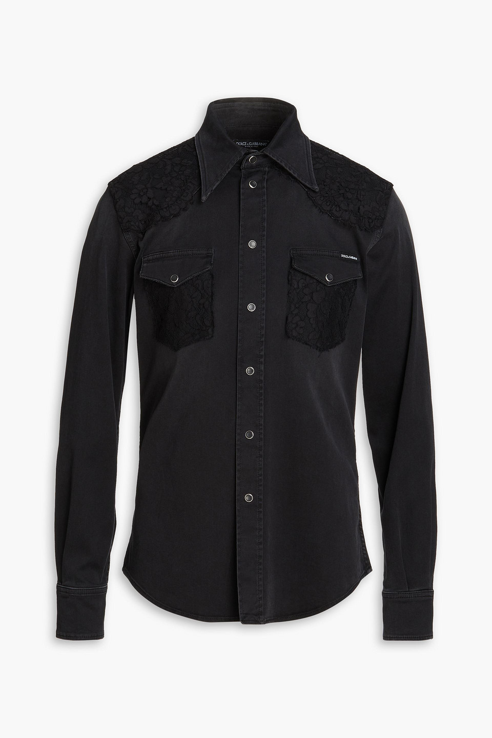 Dolce & Gabbana Black Stretch Denim Jacket