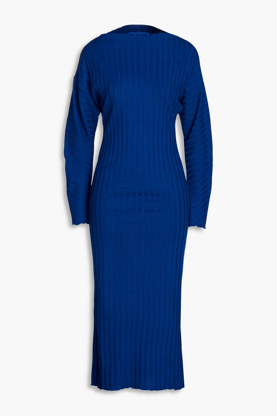 Simon Miller Zippie Ribbed Jersey Midi Dress In Royal Blue | ModeSens Simon Miller Zippie Ribbed Jersey Midi Dress In Royal Blue | ModeSens