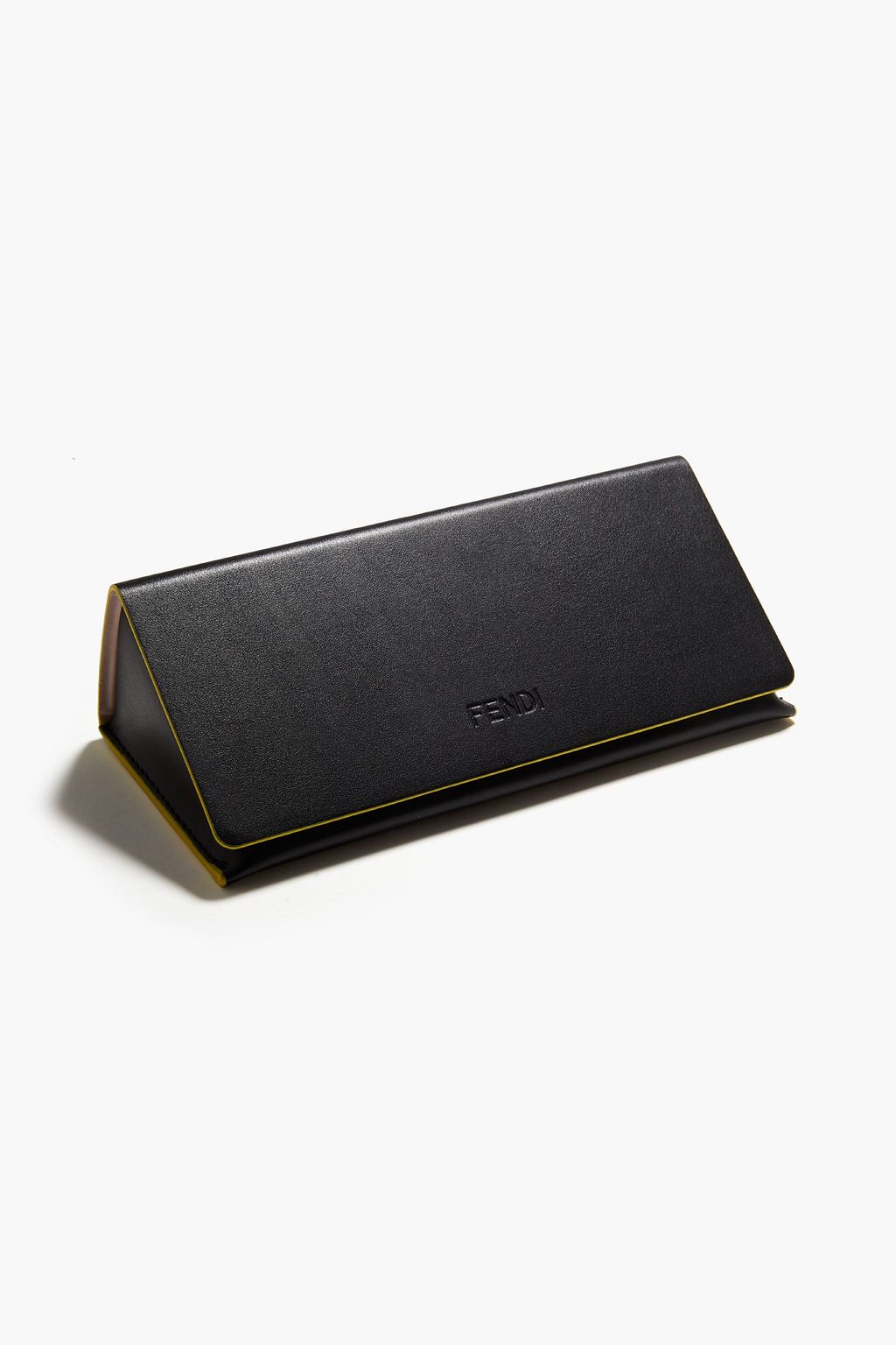 FENDI Rectangle-frame gold-tone mirrored sunglasses