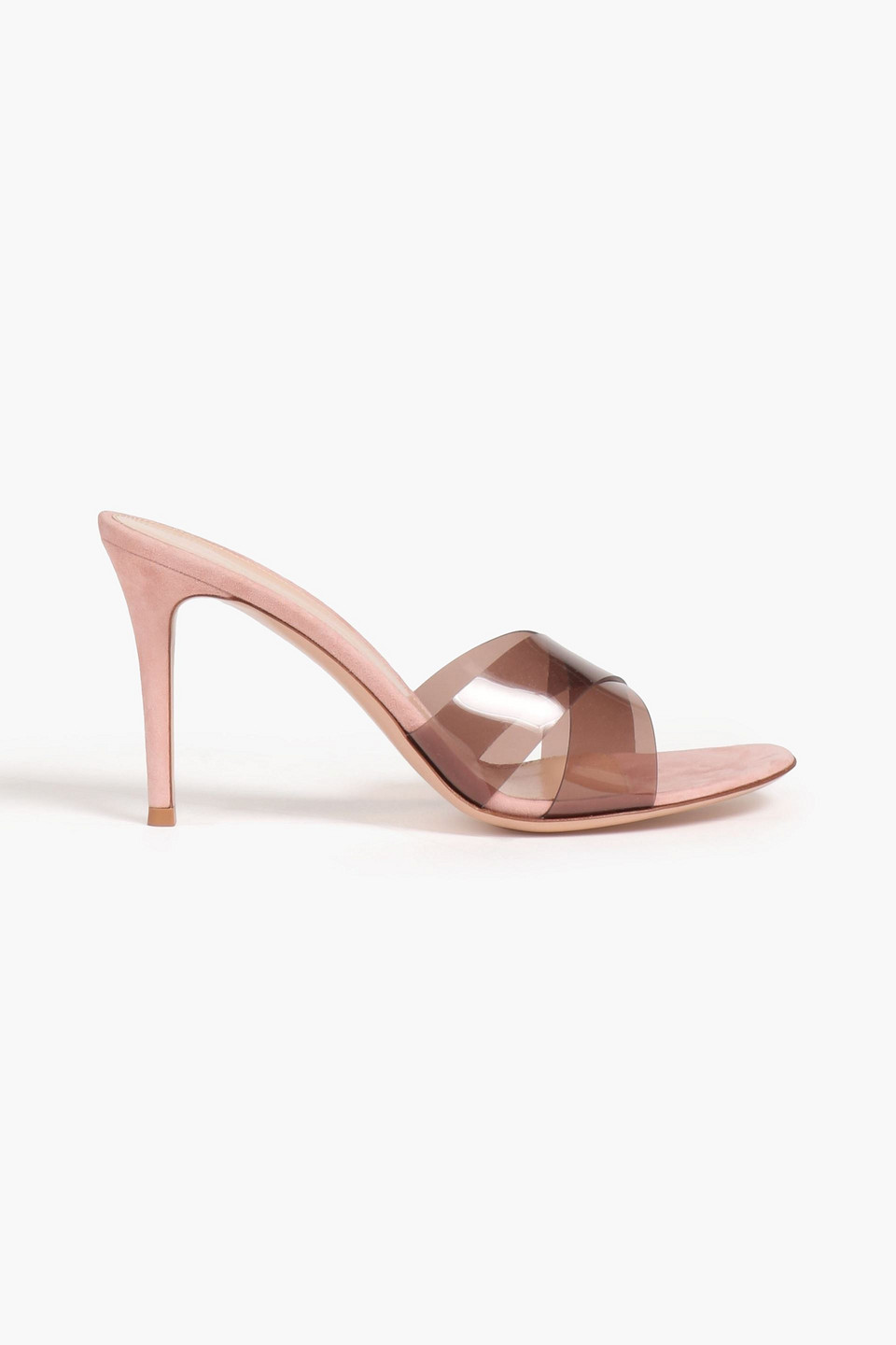 Gianvito Rossi Ilenia Mules Aus Pvc Und Veloursleder