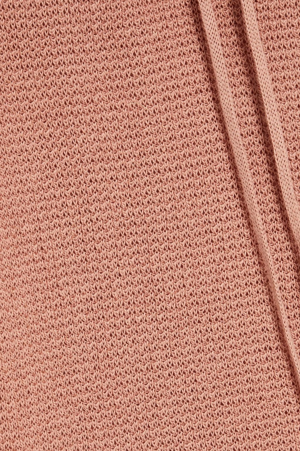 ONIA Linen midi skirt