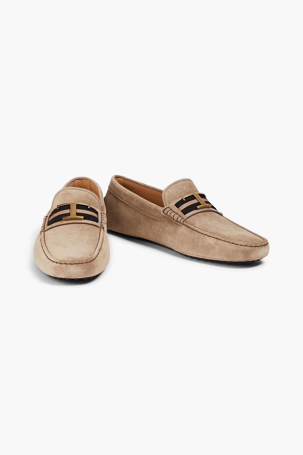 TOD'S T Timeless Gommino suede driving shoes