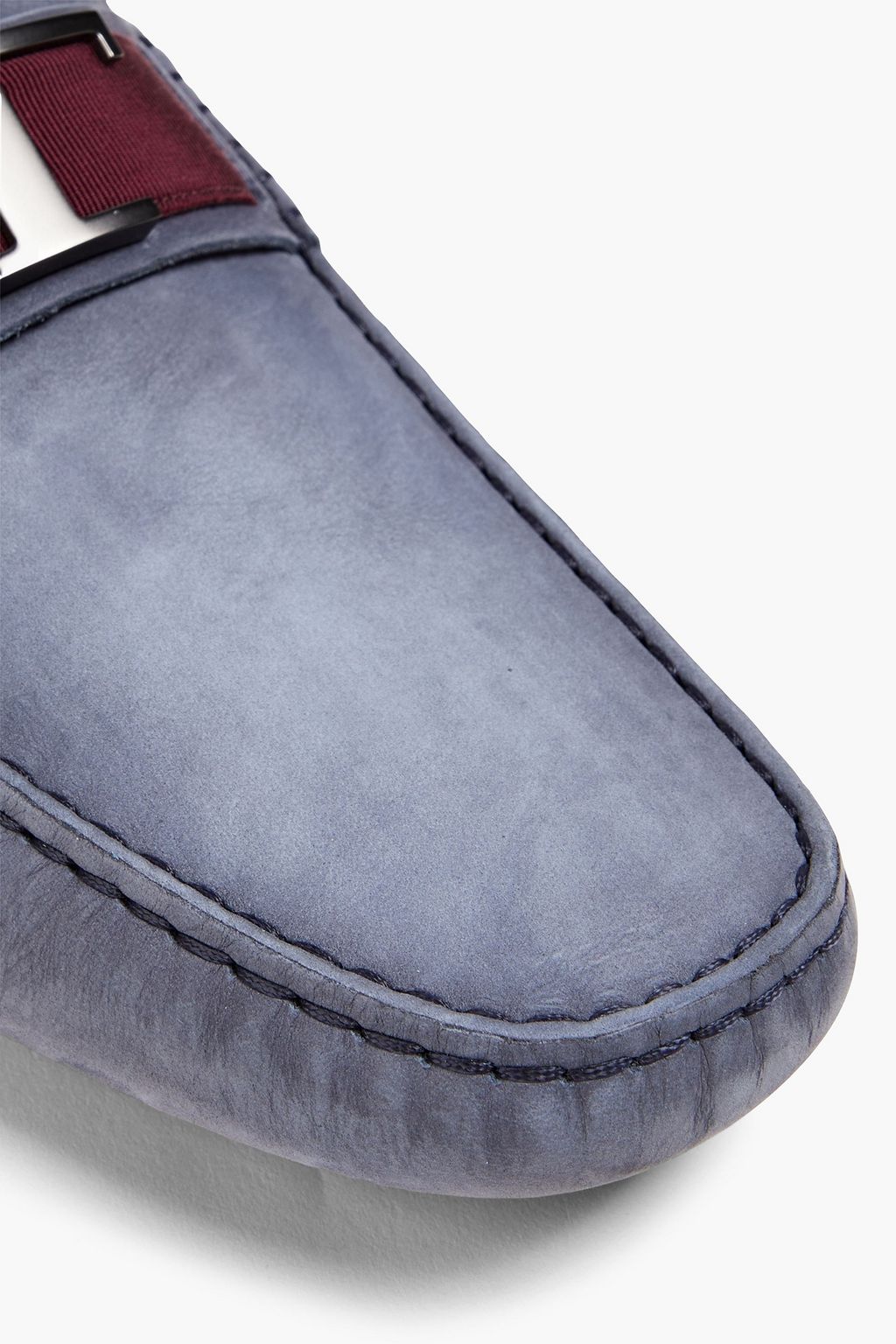 TOD'S T Timeless Gommino burnished leather driving shoes
