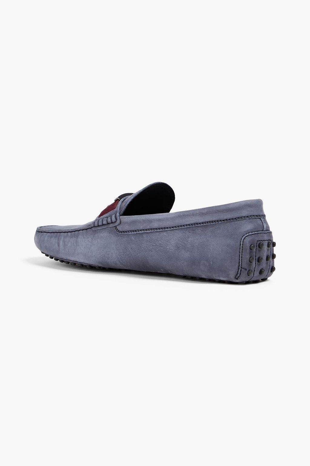 TOD'S T Timeless Gommino burnished leather driving shoes