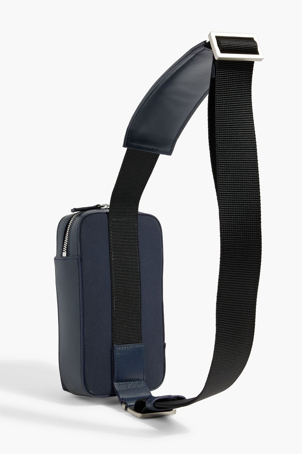 JACQUEMUS Le Giardino leather-trimmed canvas messenger bag