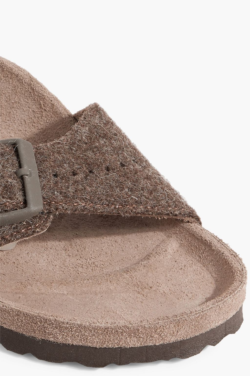 RICK OWENS X BIRKENSTOCK Madrid felt slides