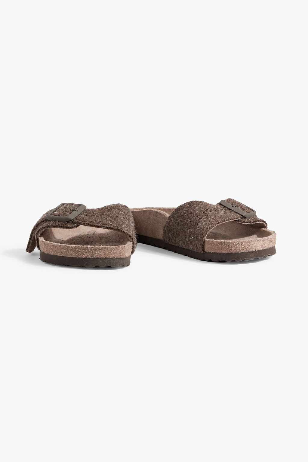 RICK OWENS X BIRKENSTOCK Madrid felt slides