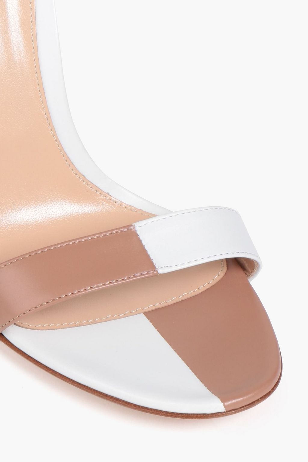 GIANVITO ROSSI Lady two-tone leather sandals