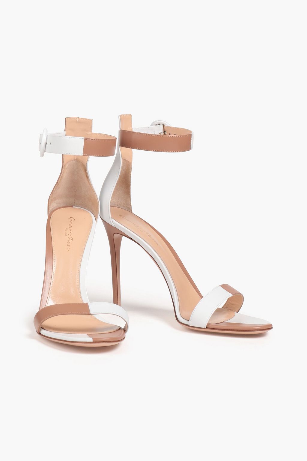 GIANVITO ROSSI Lady two-tone leather sandals