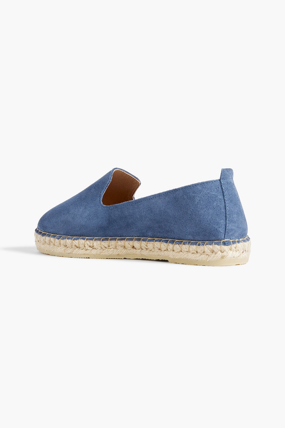 Shop Iris & Ink Hallie Suede Espadrilles In Blue