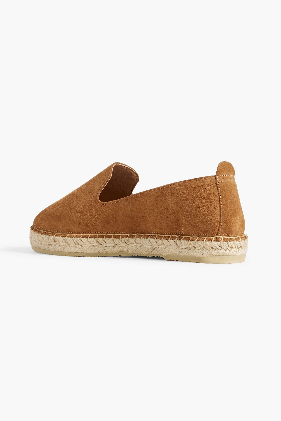 Shop Iris & Ink Hallie Suede Espadrilles In Camel