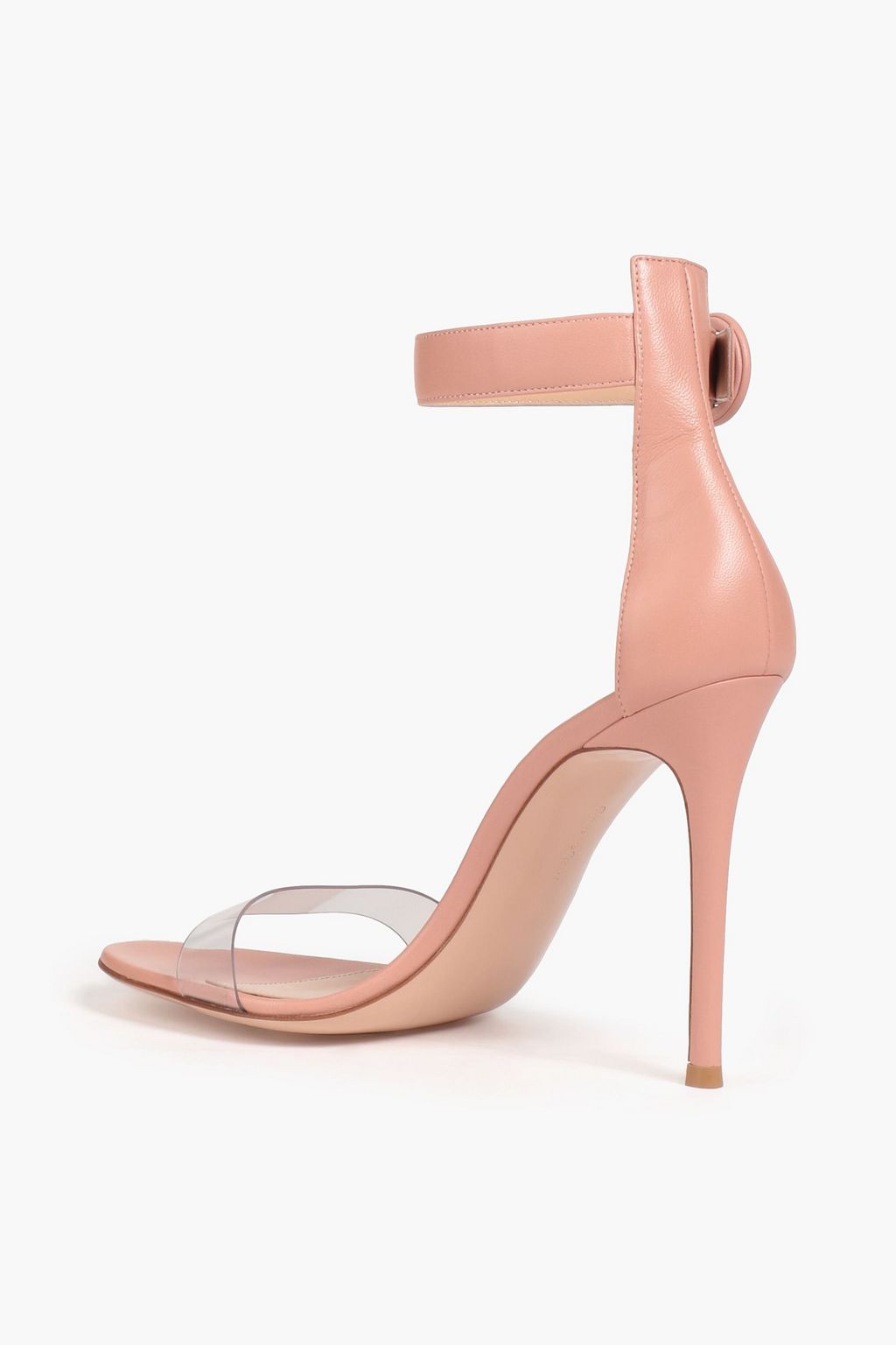 GIANVITO ROSSI Stella leather and PVC sandals