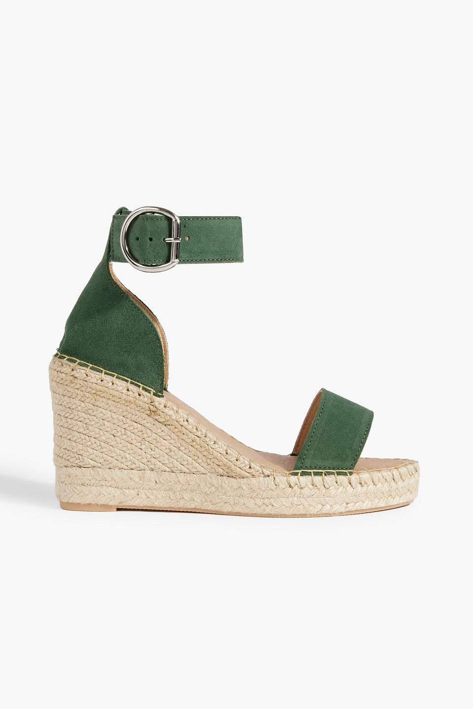 Gaby suede espadrille wedge sandals