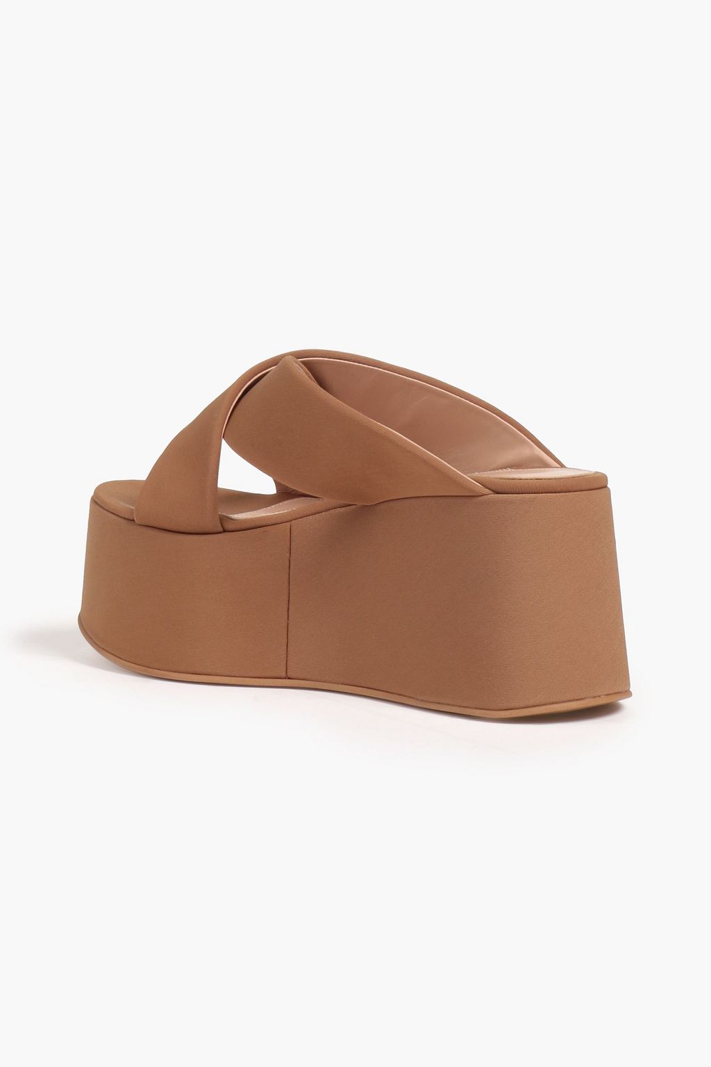 GIANVITO ROSSI Rocha twill platform sandals