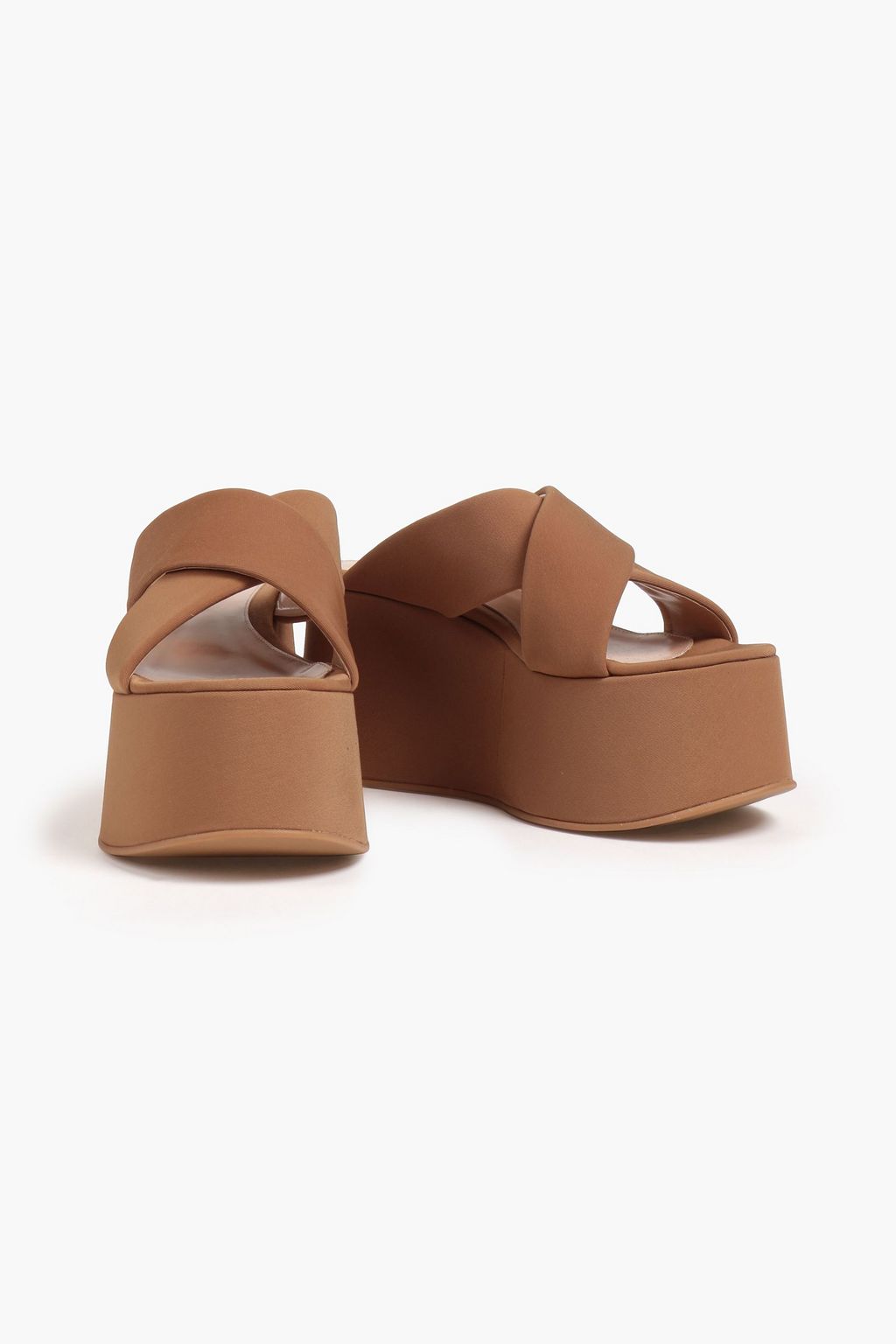 GIANVITO ROSSI Rocha twill platform sandals