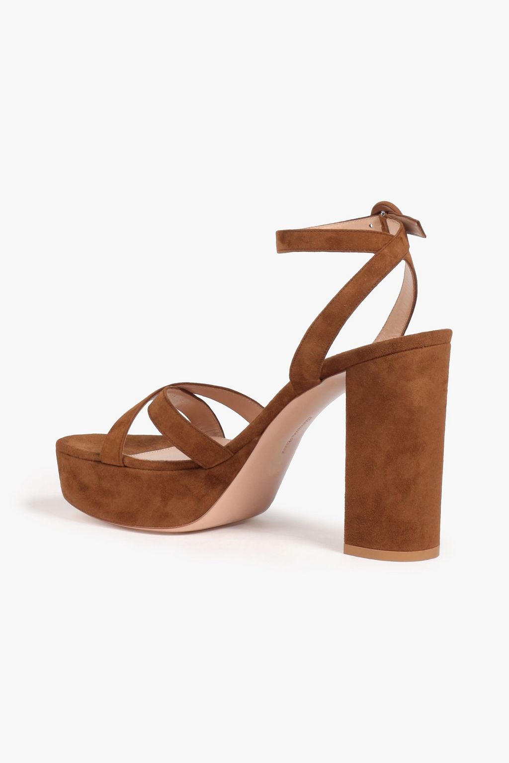 GIANVITO ROSSI Texas suede platform sandals