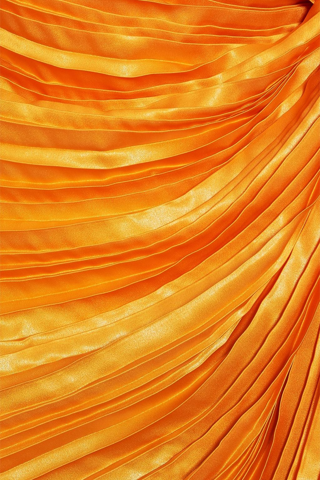BALMAIN Convertible pleated silk-satin and cupro maxi dress