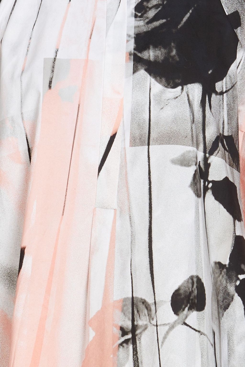 MCQUEEN Bluse aus Baumwollpopeline mit Print