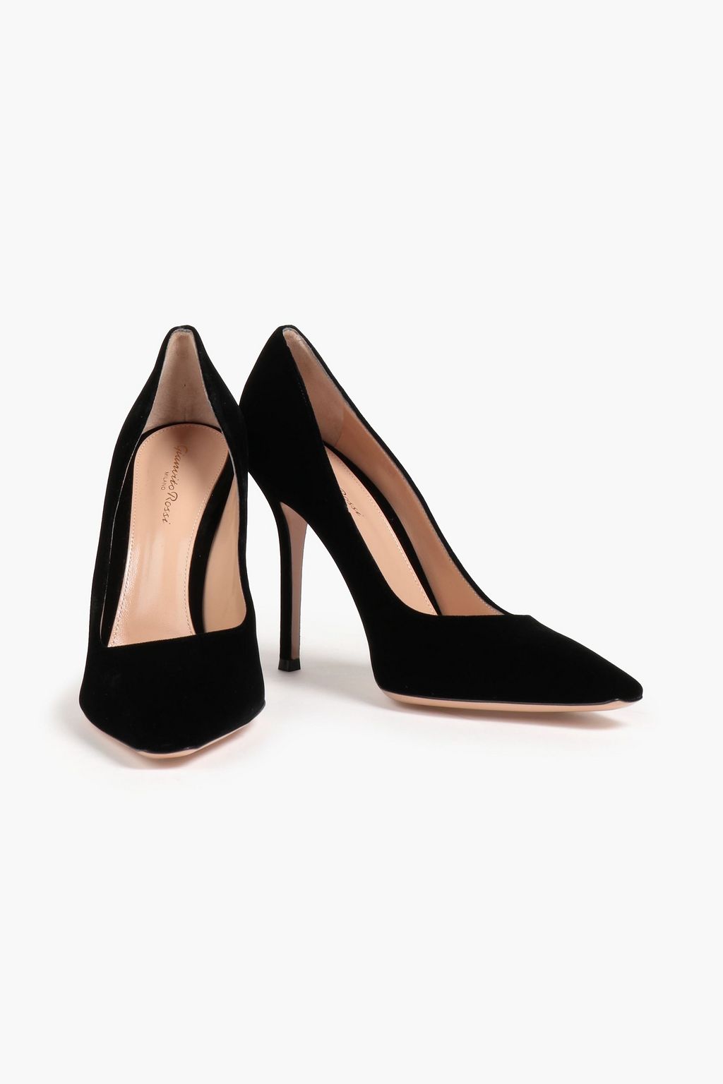 GIANVITO ROSSI Velluto velvet pumps