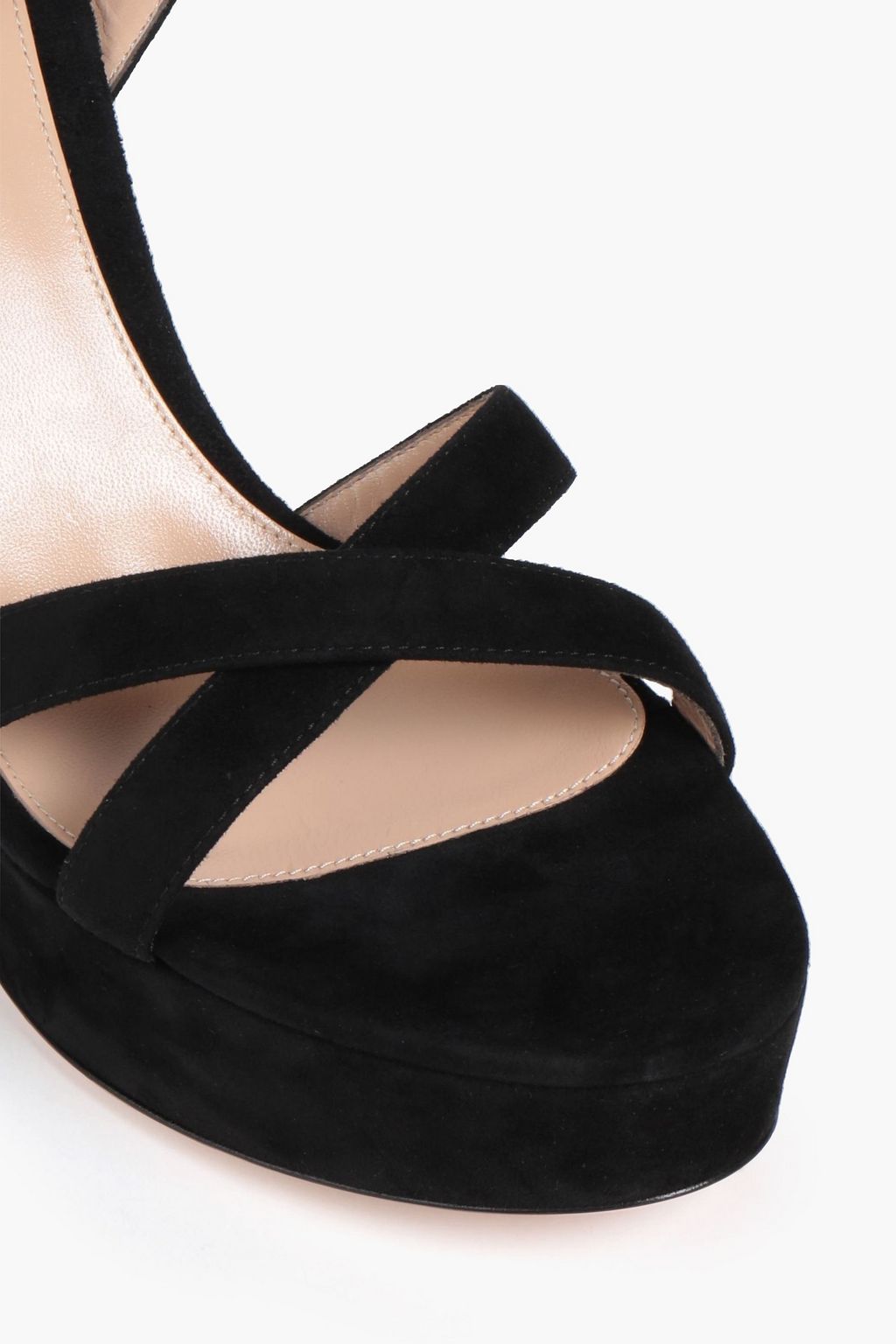 GIANVITO ROSSI Texas suede platform sandals