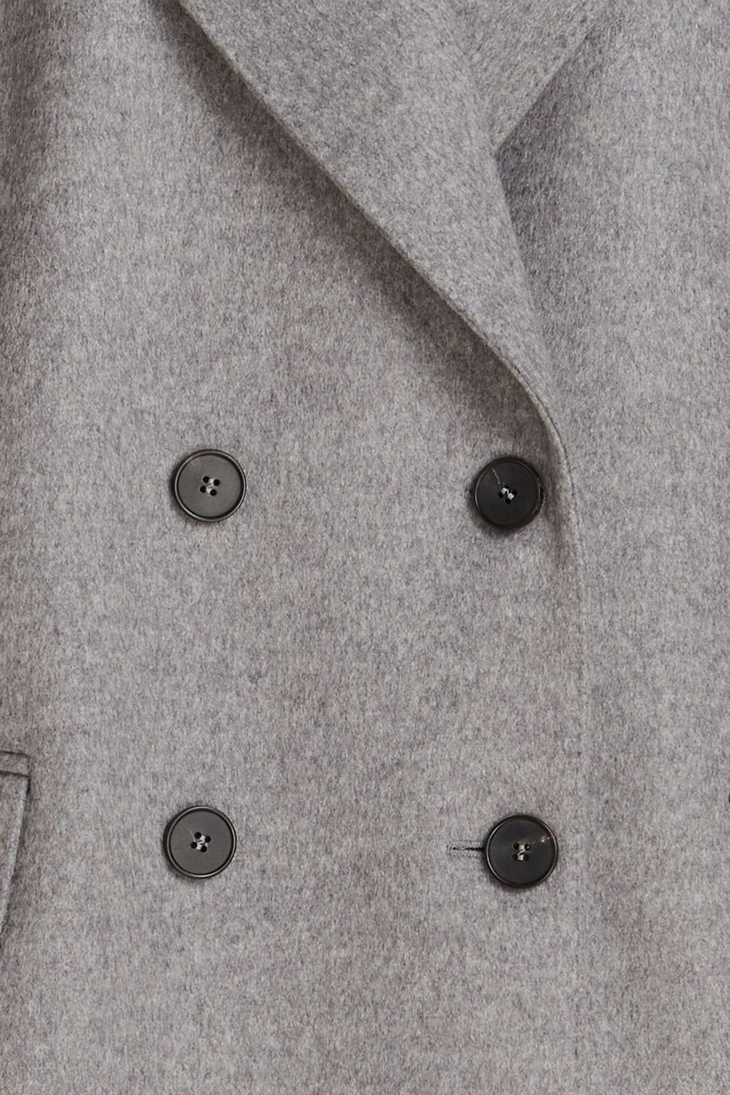 MCQUEEN Double-breasted wool and cashmere-blend felt coat