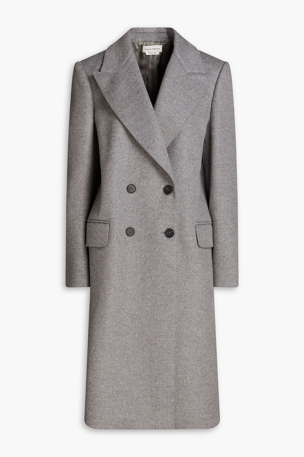 Alexander mcqueen discount cashmere coat