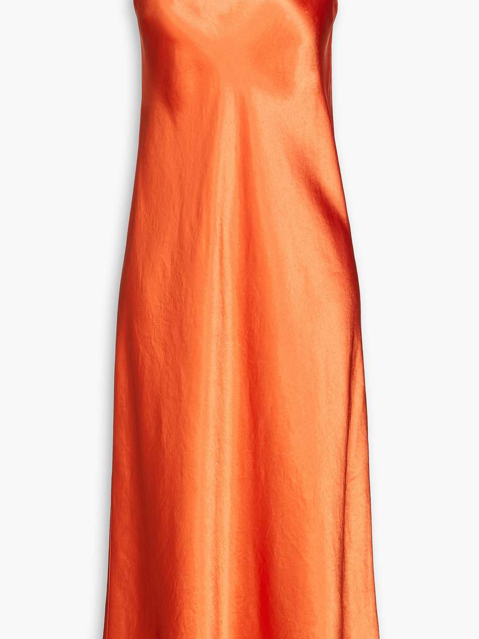 satin slip dress