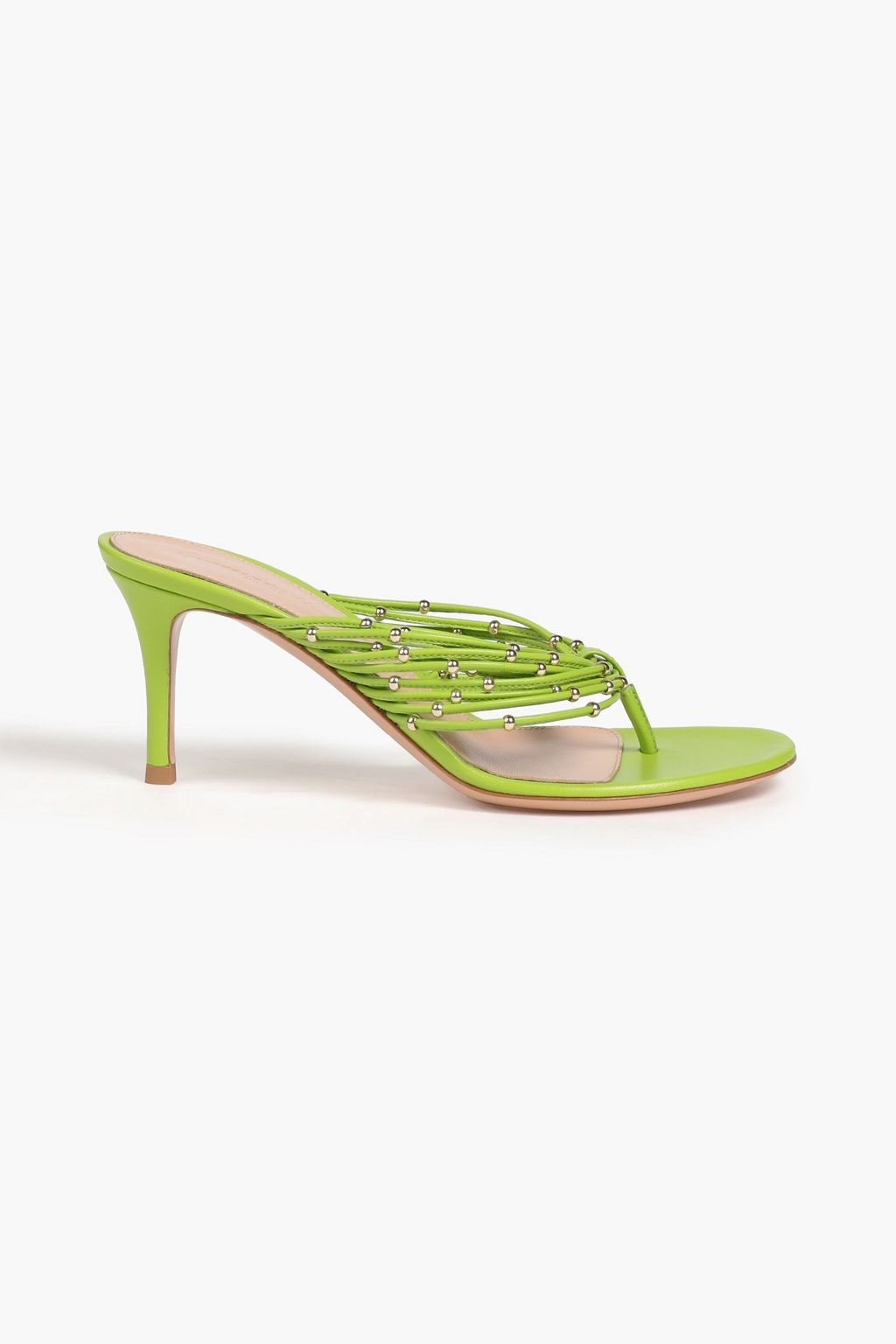 GIANVITO ROSSI Luxor studded leather sandals THE OUTNET