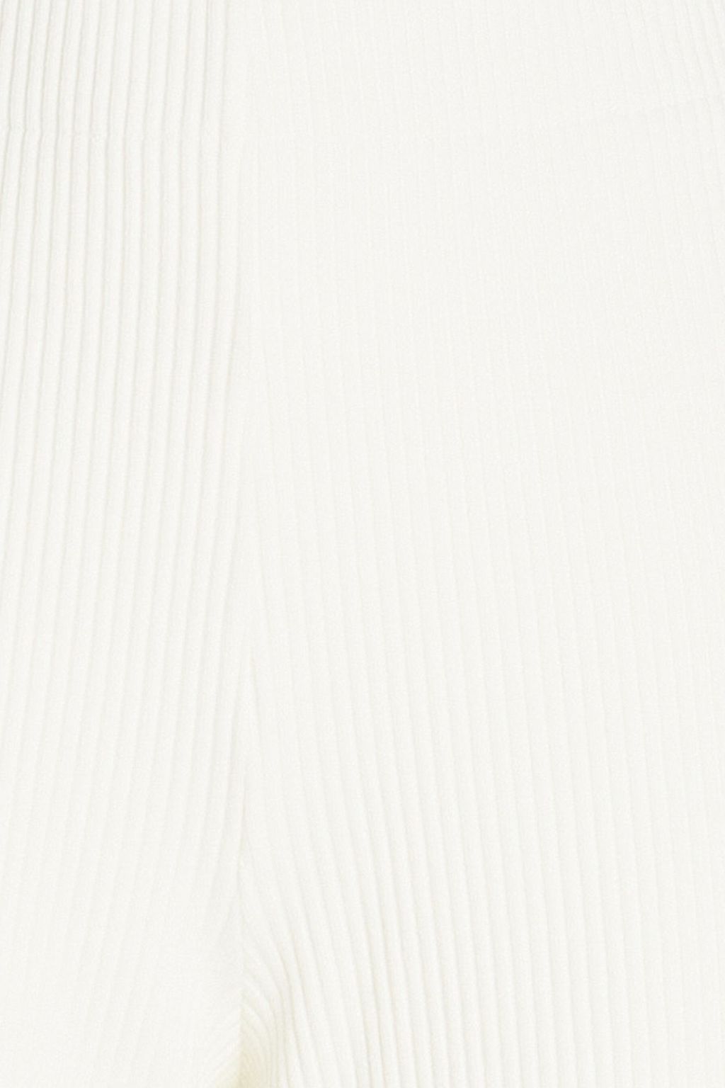 VINCE. Ribbed-knit wide-leg pants