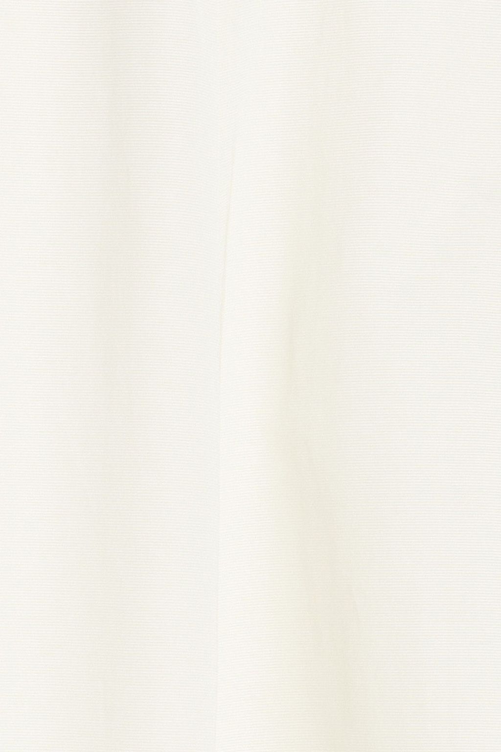 VINCE. Cotton-blend ottoman midi skirt
