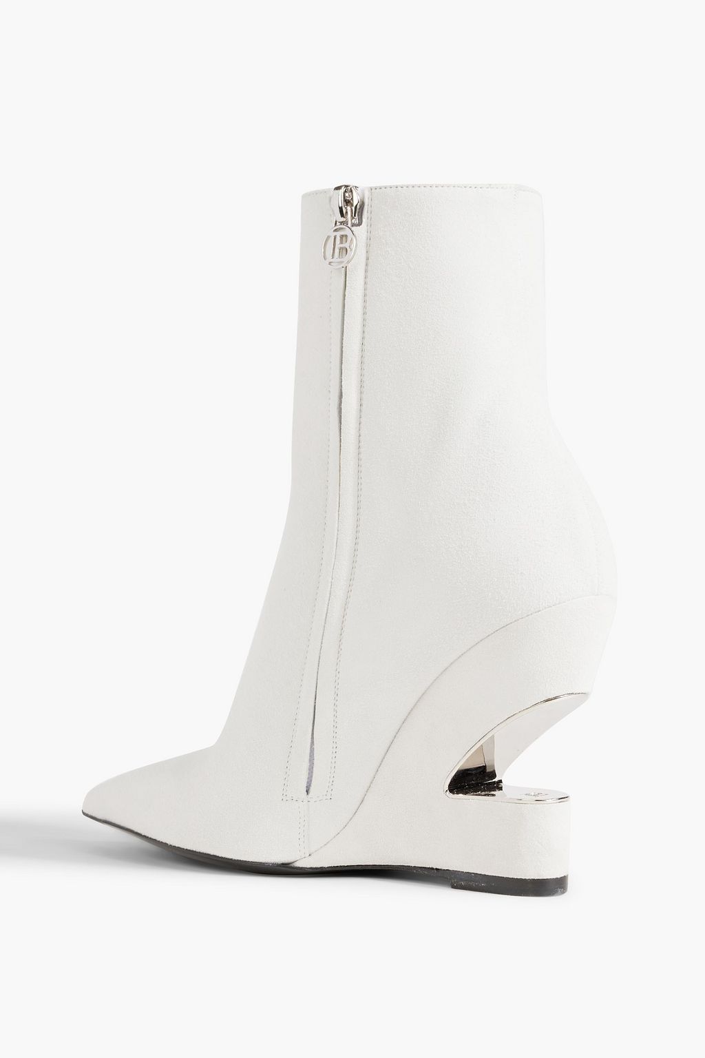 BALMAIN Suede ankle boots