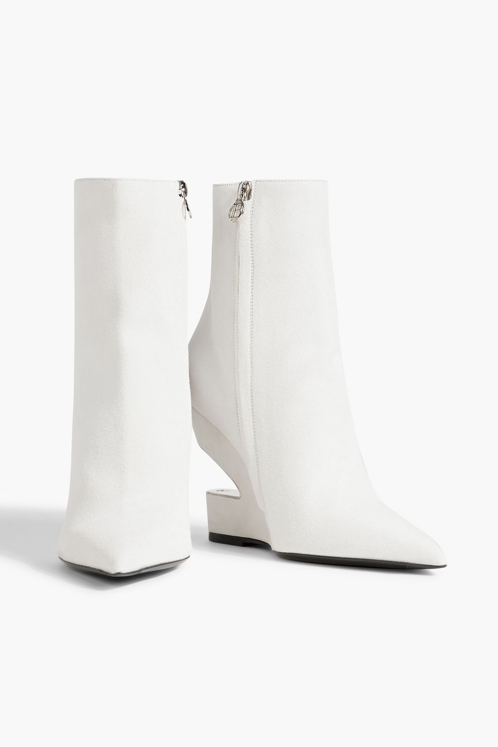 BALMAIN Suede ankle boots