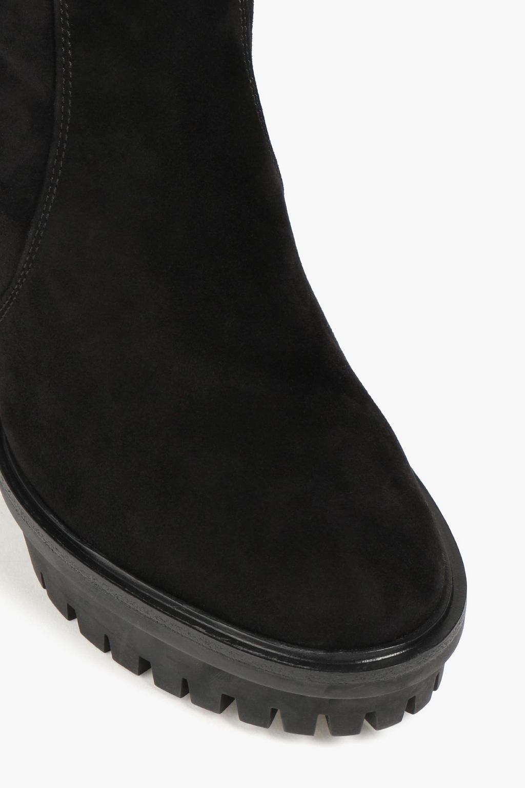 GIANVITO ROSSI Olen suede platform knee boots