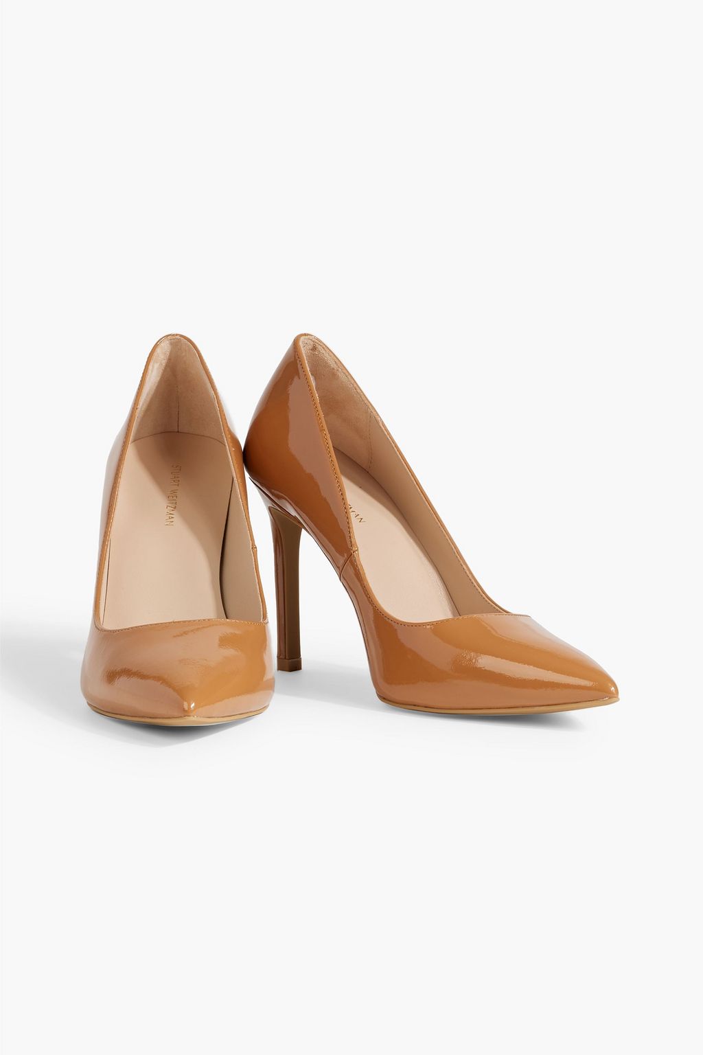 STUART WEITZMAN 댄서 95 페이턴트 가죽 펌프스