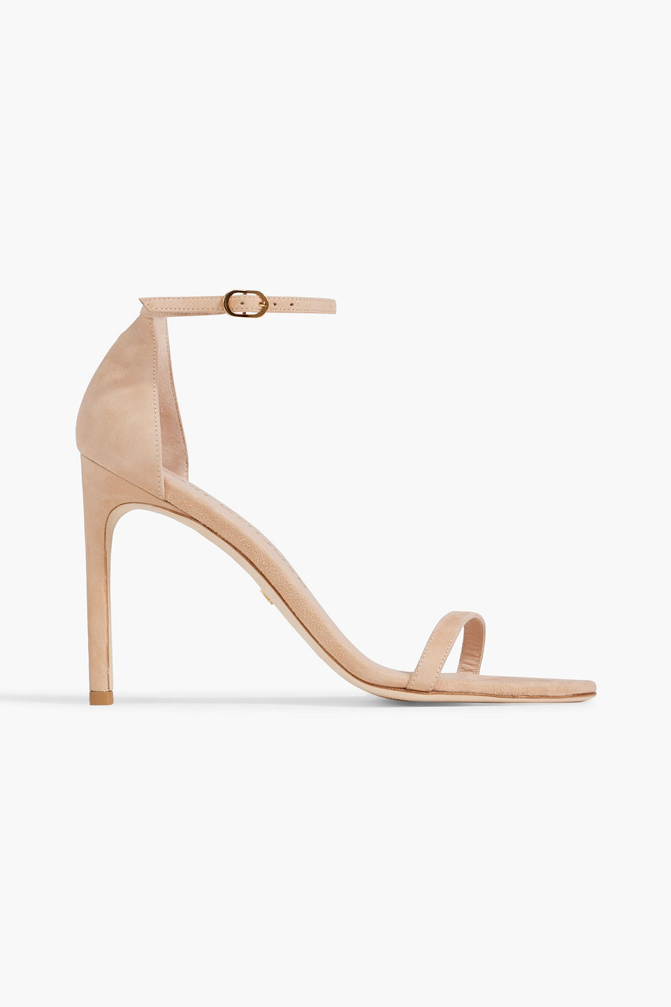 Stuart Weitzman Suede Sandals In Beige