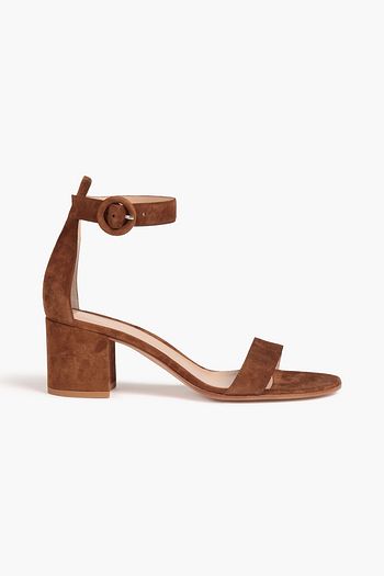 GIANVITO ROSSI 버실리아 60 스웨이드 샌들