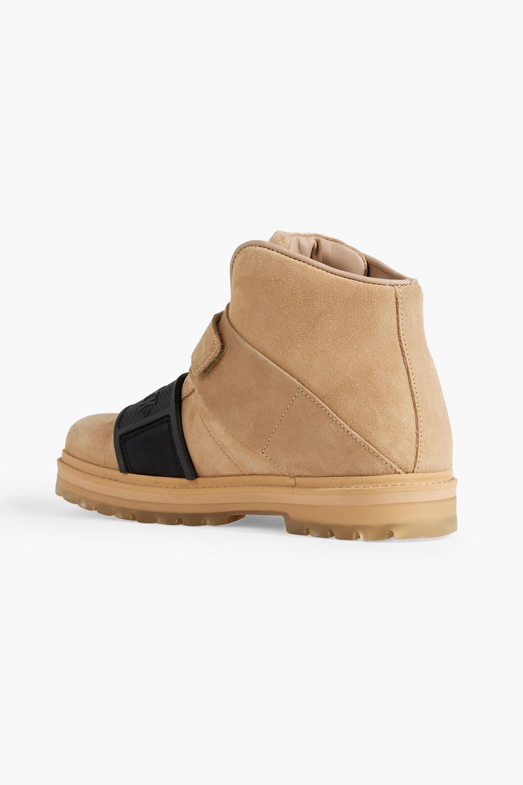 RICK OWENS X BIRKENSTOCK حذاء بوت «هانكوك روترهايكر» إلى الكاحل من الجلد