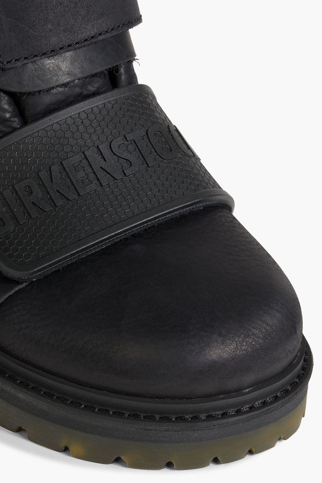 RICK OWENS X BIRKENSTOCK حذاء بوت «هانكوك روترهايكر» إلى الكاحل من الجلد