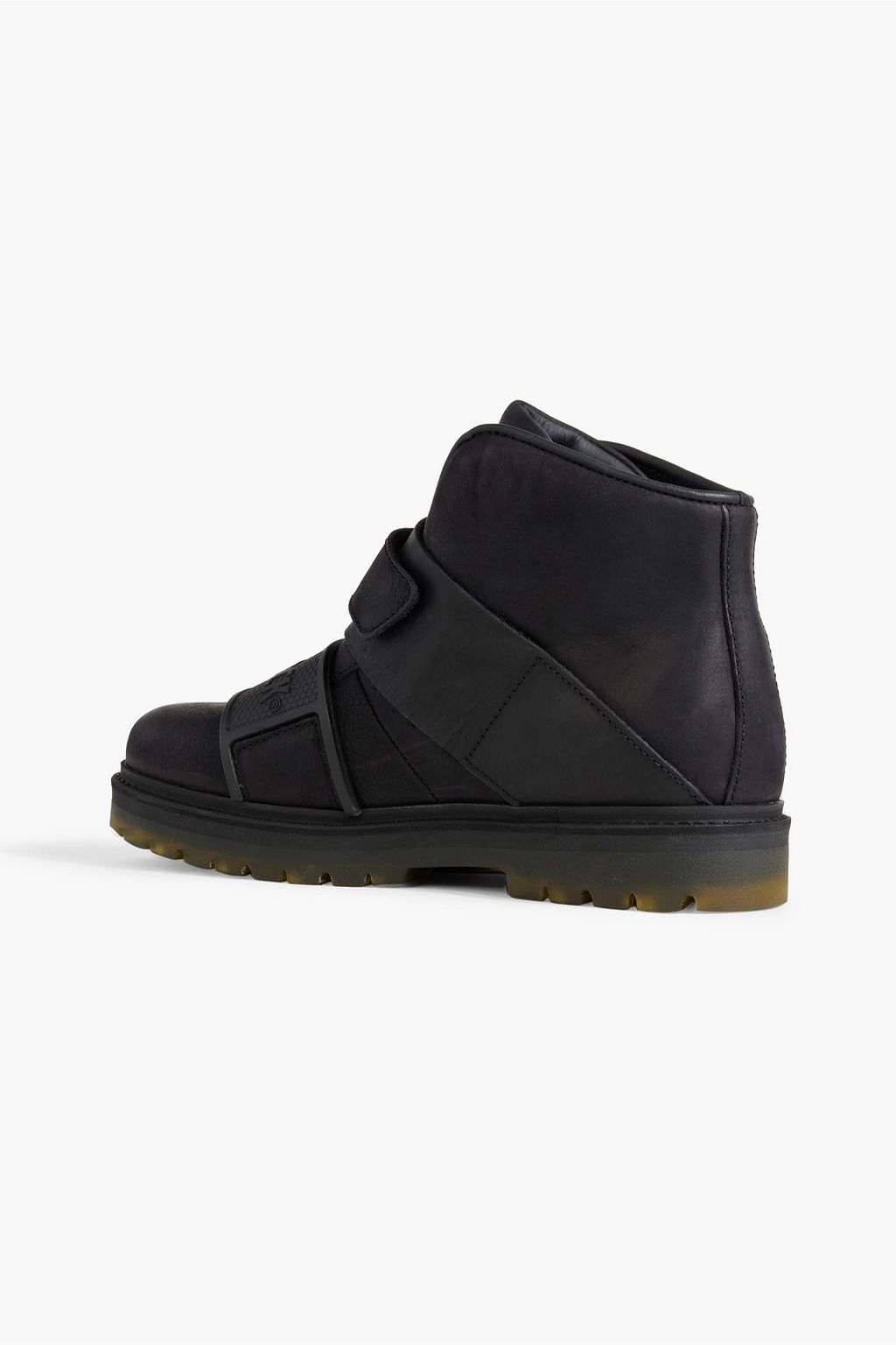 RICK OWENS X BIRKENSTOCK حذاء بوت «هانكوك روترهايكر» إلى الكاحل من الجلد