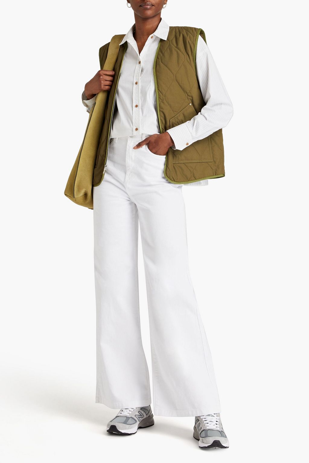 OFFICINE GÉNÉRALE Romy high-rise wide-leg jeans